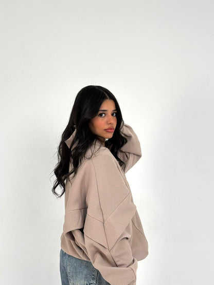 Basic Multi-Panel Corduroy Jacket