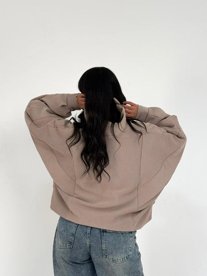Basic Multi-Panel Corduroy Jacket