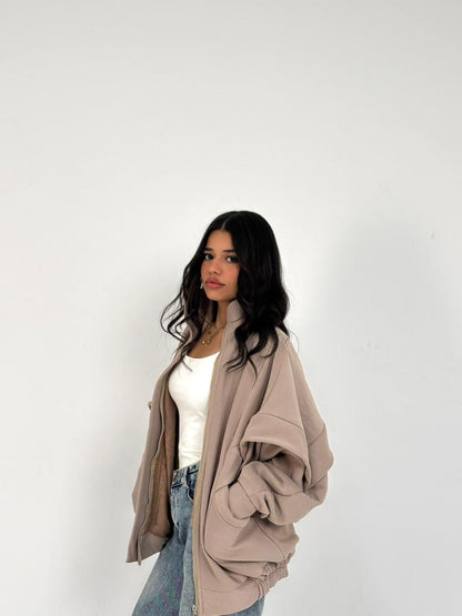 Basic Multi-Panel Corduroy Jacket