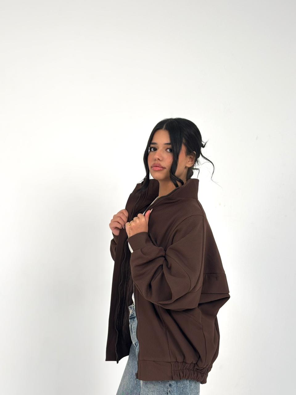 Basic Multi-Panel Corduroy Jacket